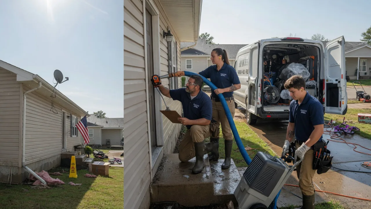 Ceiling Water Damage Restoration in Cedarville, IL near me